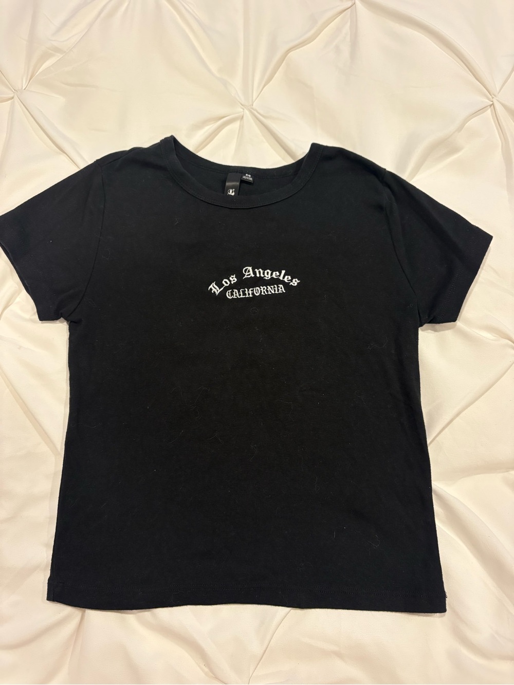 Garage Black 'Los Angeles California' Women’s T-shirt Size Small